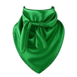 Green Wild Rag Large Scarf 23x23" Western Accessory Cowgirl or Cowboy